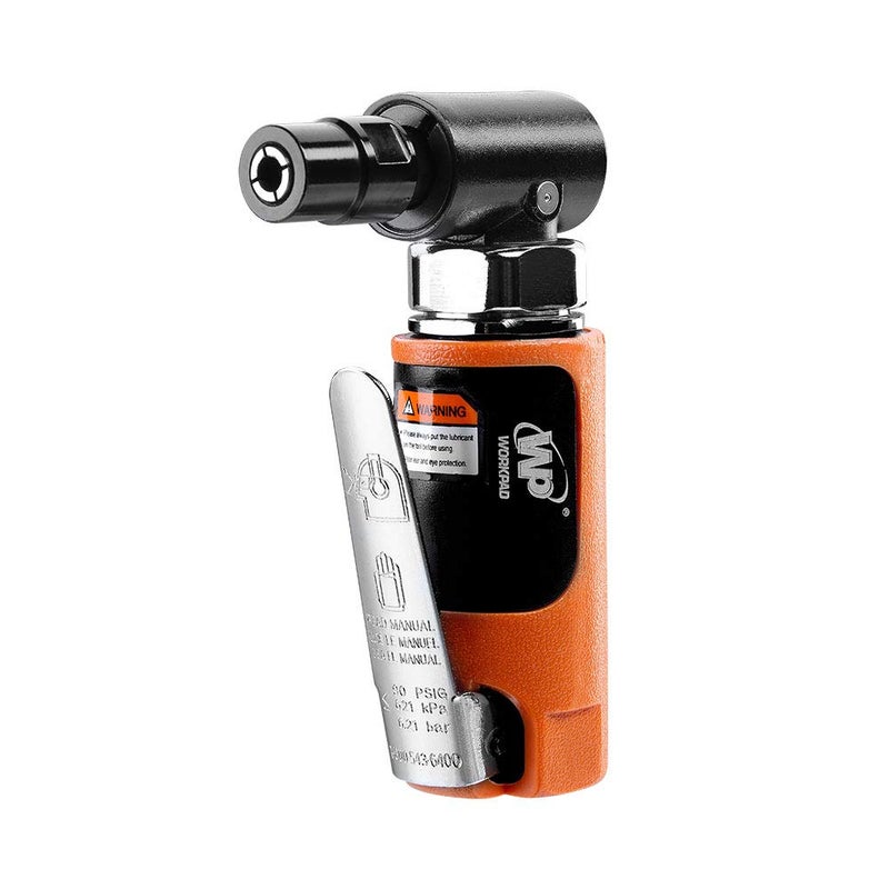 WP WORKPAD WORKPAD Mini Air Angle Die Grinderï¼Œ20000 RPM, Mini Pneumatic Tools, Equipped with 1/4-inch, 1/8-inch collets and 2 wrenches - Image 2